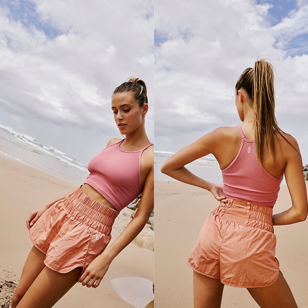 FP MOVEMENT Way Home Short in Brushed Apricot Free People